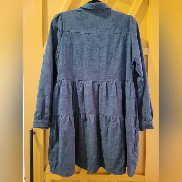 Umgee Emerald Green Button-Down Dress - Picture 5 of 7